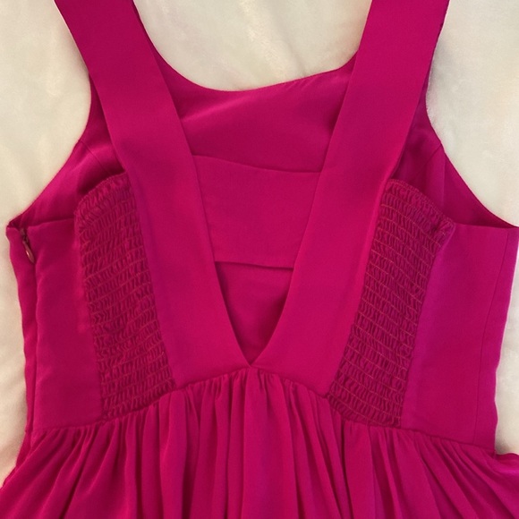 Amanda Uprichard Silk Pink Pleated Sundress - Picture 6 of 12